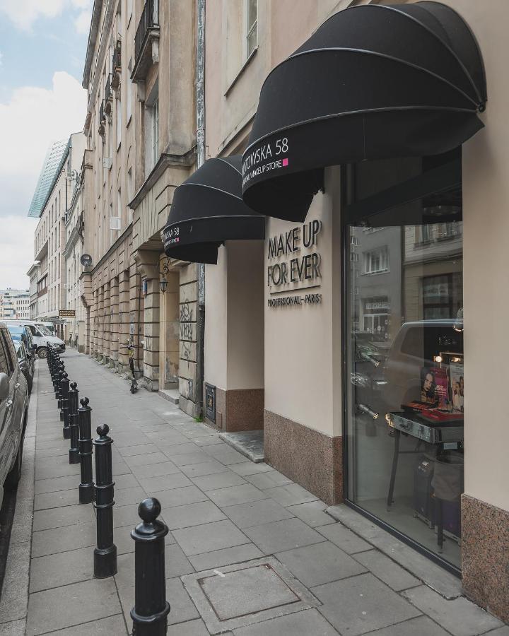Mokotowska 67 Prywatne Mieszkanie Z Balkonem W Centrum Miasta I W Poblizu Ambasady Usa Samodzielne Zameldowanie! Self Check-In System! Varsóvia Exterior foto