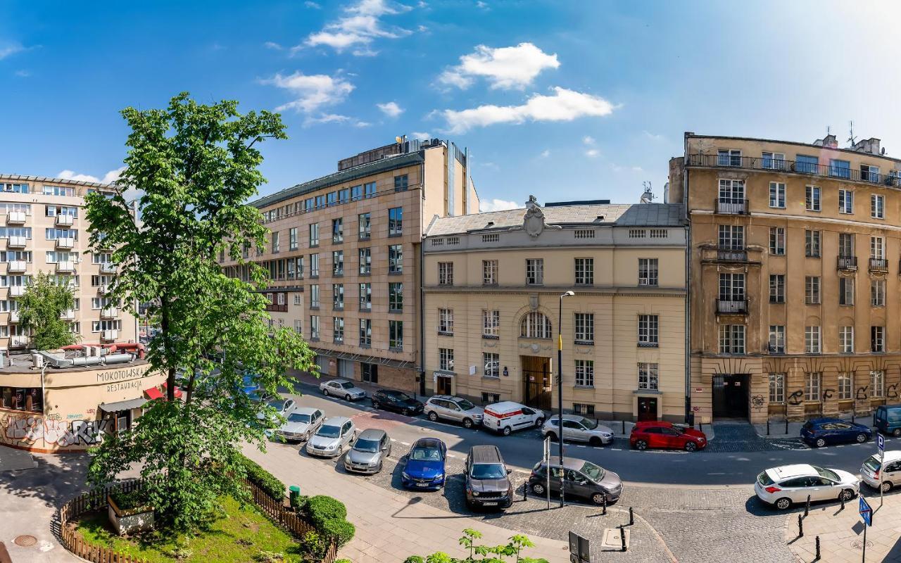 Mokotowska 67 Prywatne Mieszkanie Z Balkonem W Centrum Miasta I W Poblizu Ambasady Usa Samodzielne Zameldowanie! Self Check-In System! Varsóvia Exterior foto